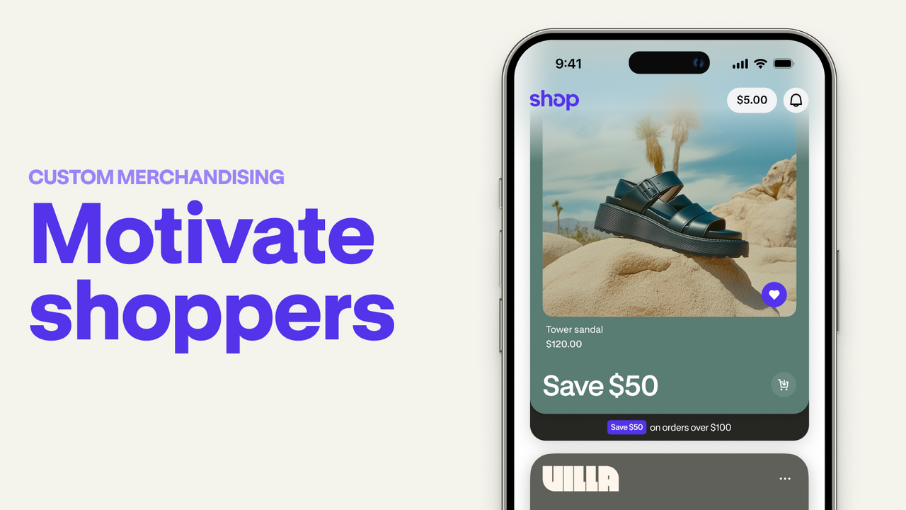 Custom merchandising - Motivate shoppers