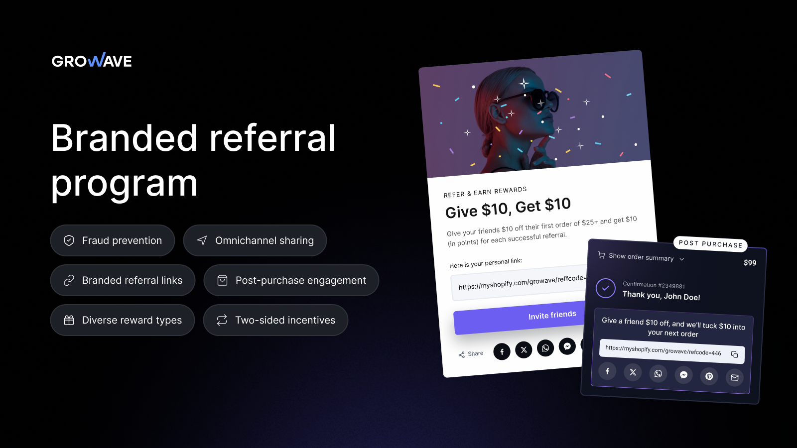 Rererral Program app for Shopify and Shopify Plus