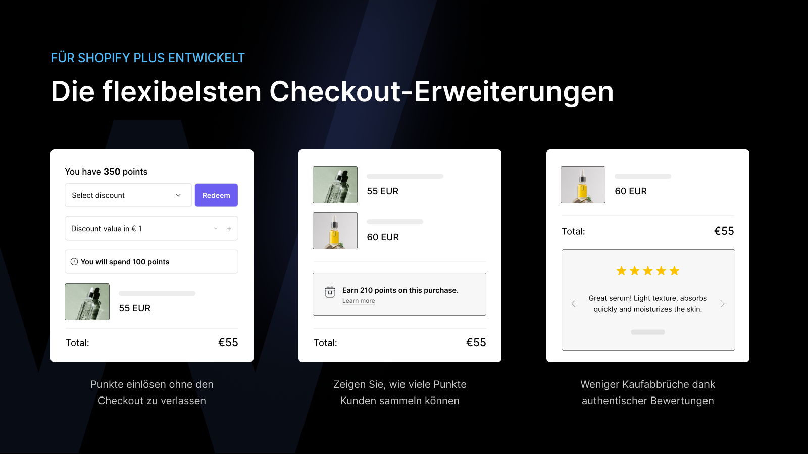 Für Shopify Plus entwickelt