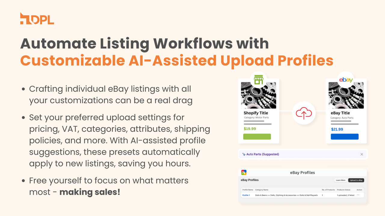 Smart profile uploads