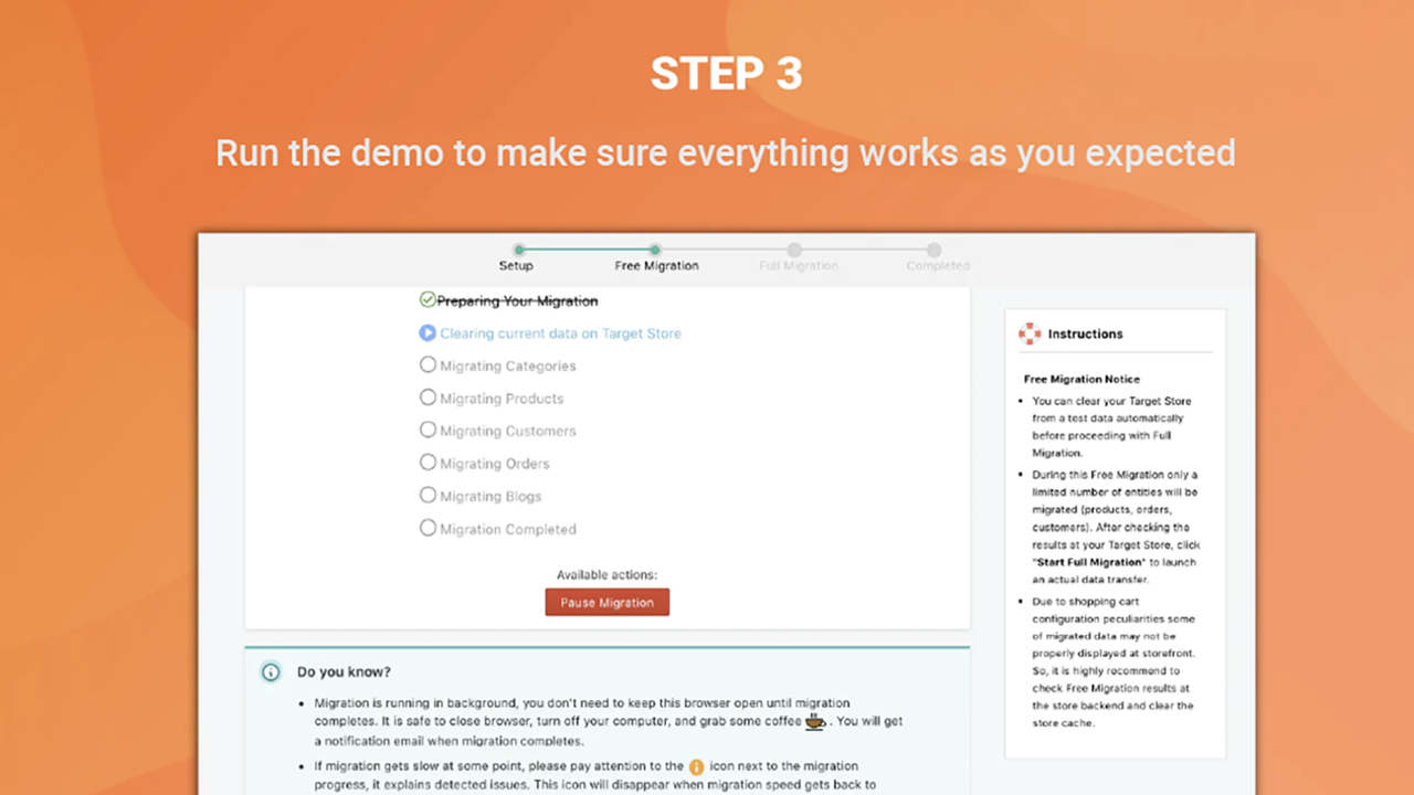 litextension Shopify migration app migrating, import products