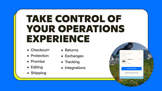 Returns, exchanges, order editing, EDDs, tracking, integrations