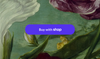 A Buy with Shop button is shown and it expands to include the Mastercard logo and the last for digits of a card.