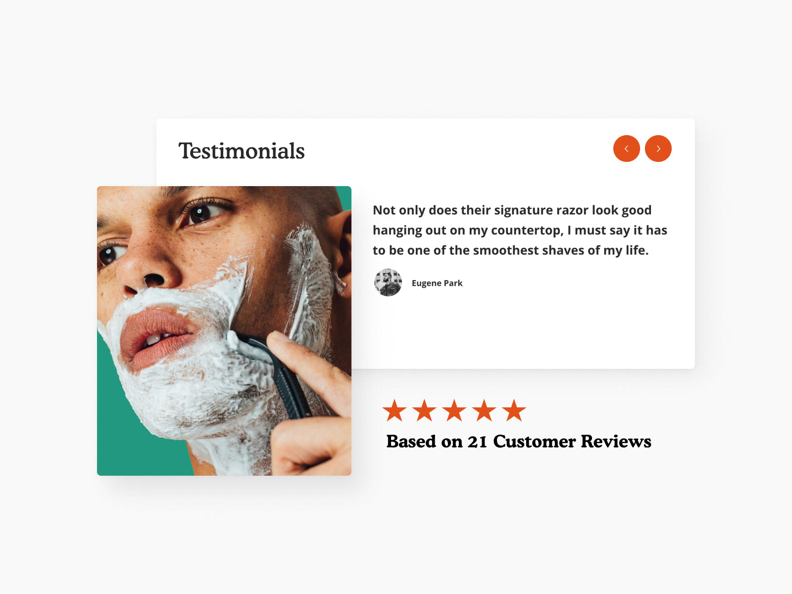 Highlight customer reviews